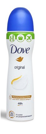 Dove spray 75ml Originál | Kosmetické a dentální výrobky - Dámská kosmetika - Deodoranty - Spray